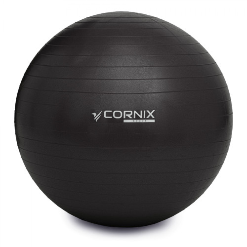 Купить Фитбол  Cornix 65 cm Anti-Burst XR-0020 Black в Киеве - фото №1